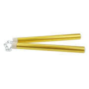 アルミ製カラーヌンチャク　イエロー