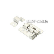 バレルボルト　ドアロック　シルバー　35×29mm【ゆうパケット送料無料】