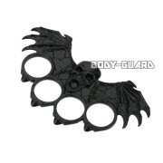 デザインナックル　バットスカル　ブラック【ゆうパケット送料無料】