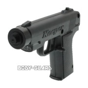 LEDライト・アラーム搭載　ピストル型催涙スプレー　Keeper ブラック