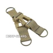 クイックリリース　キーホルダー　ベージュ【ゆうパケット送料無料】