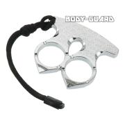 Wフィンガーナックル　花柄　シルバー【ゆうパケット送料無料】