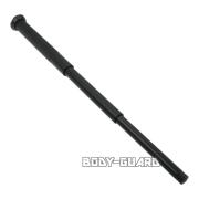 三段式オートロック警棒　バランスウェイト　ブラック　ボタン式