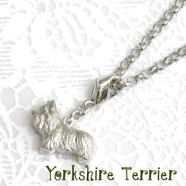 シルバープチリアルネックレス ヨークシャー・テリア BOGY&LEO