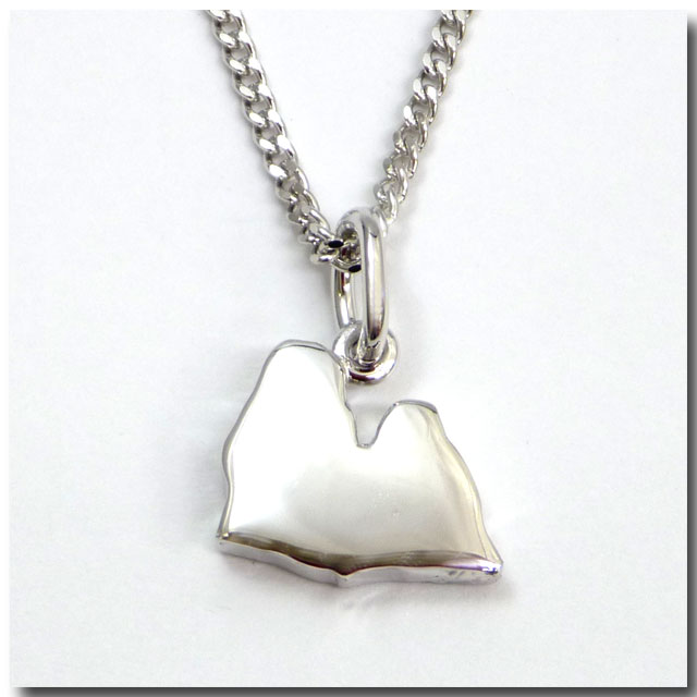 世界一可愛い犬　シーズーのプチシルエットネックレス