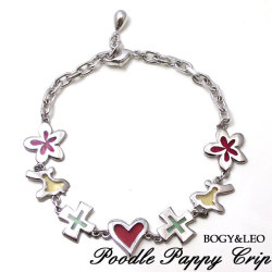 プードルパピークリップのブレスレット