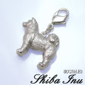 柴犬モチーフのシルバーアクセサリー　シルバーリアルチャーム