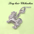 BOGY&LEOシルエットピアス　ロングコートチワワ ピアス・イヤリング - ドッグジュエリー ボギーアンドレオ BOGY&LEO