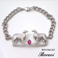 ボルゾイ　ブレスレットルビー