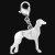 世界一の犬　サルーキーのシルバーアクセサリー