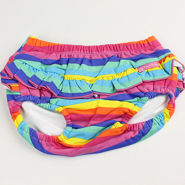 【セール80%OFF】JOJO Maman Bebe ベビー用水遊びブルマ カラフルボーダー 6カ月ー12カ月 1才ー2才【おまかせ配送で送料お得】