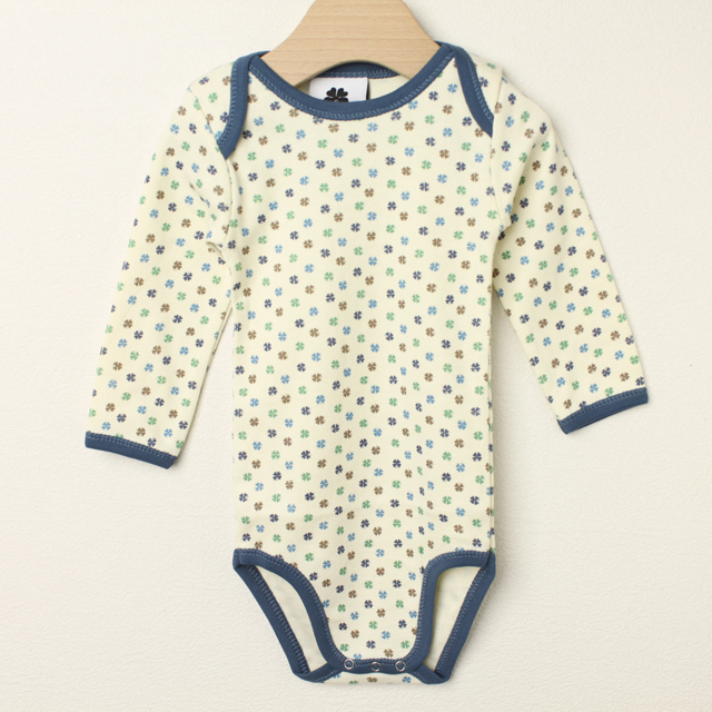 【セール80%OFF】HOLLY'S（ホリーズ）  長袖ボディ FOUR　COLOR　WHITE　白 68cm 80cm    【おまかせ配送で送料お得】