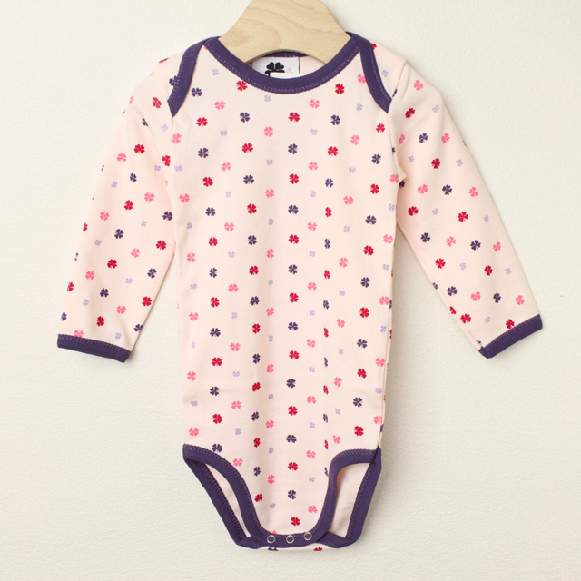 【セール80%OFF】HOLLY'S（ホリーズ）  長袖ボディ FOUR　COLOR　ROSE　ピンク 68cm  【おまかせ配送で送料お得】