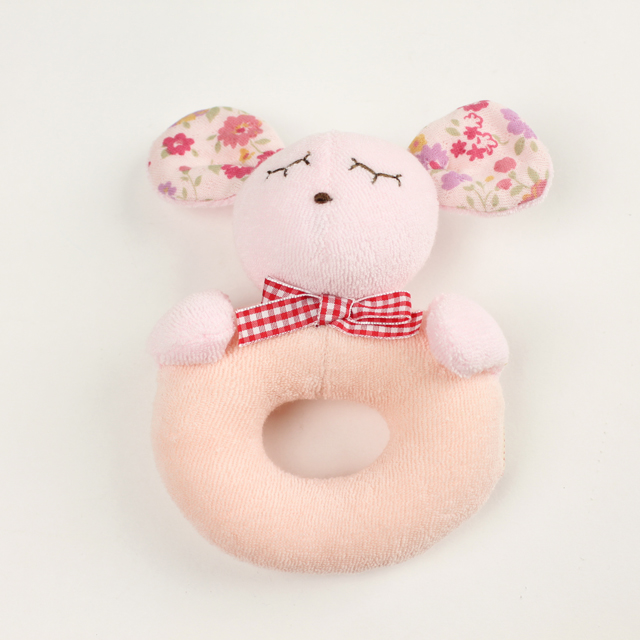 【セール50%OFF】Souris（スーリー） ねずみちゃんリングニギニギ ピンク FREE◆