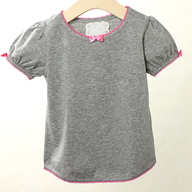 ☆SummerSale 2025☆【セール70%OFF】Le Cou Cou（ル・クク）  半袖Tシャツ グレー 110cm       ｜ル・クク lecoucou 子供服 春夏 トップス Tシャツ 半袖