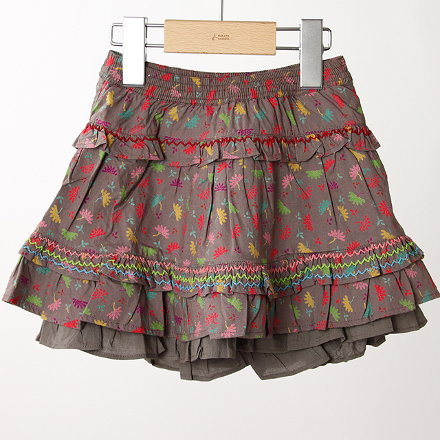 ★2025ClearanceSALE!!★【セール80%OFF】ROOM SEVEN  Sorella skirt 4402　スカート 茶 80cm