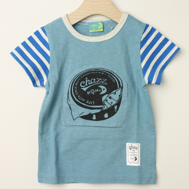☆SummerSale 2025☆【セール70%OFF】HOMe（ホーム） chazzコラボ変身Tシャツ ブルー 100cm 110cm【おまかせ配送で送料お得】