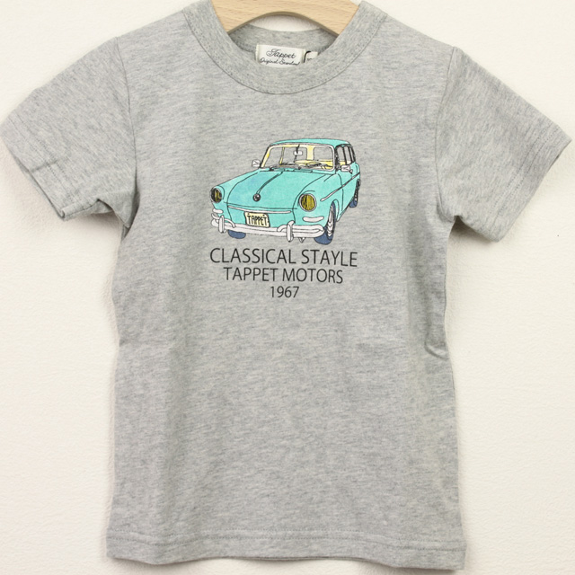 ☆SummerSale 2025☆【セール70%OFF】TAPPET（タペット） ワーゲンTシャツ グレー 100cm     【おまかせ配送で送料お得】