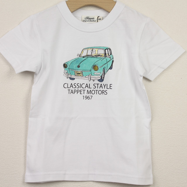 ☆SummerSale 2025☆【セール70%OFF】TAPPET（タペット） ワーゲンTシャツ オフ白 100cm     【おまかせ配送で送料お得】