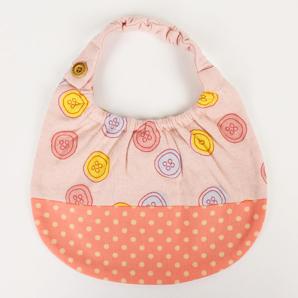 ☆SummerSale 2025☆【セール70%OFF】WHIP CREAM(ホイップクリーム） クリームシャンテ　ボタン柄スタイ ピンク フリー    【おまかせ配送で送料お得】