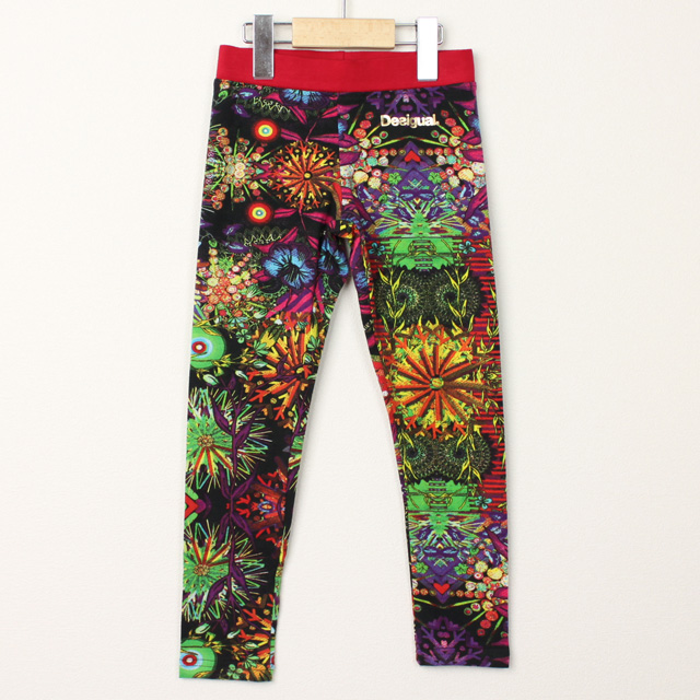 【セール70%OFF】Desigual(デシグアル) レギンス ブラック S 【おまかせ配送で送料お得】