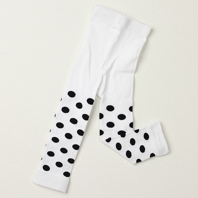 【セール60%OFF】ZAZA couture(ザザクチュール） ドッドレギンス 黒×白 L 【おまかせ配送で送料お得】