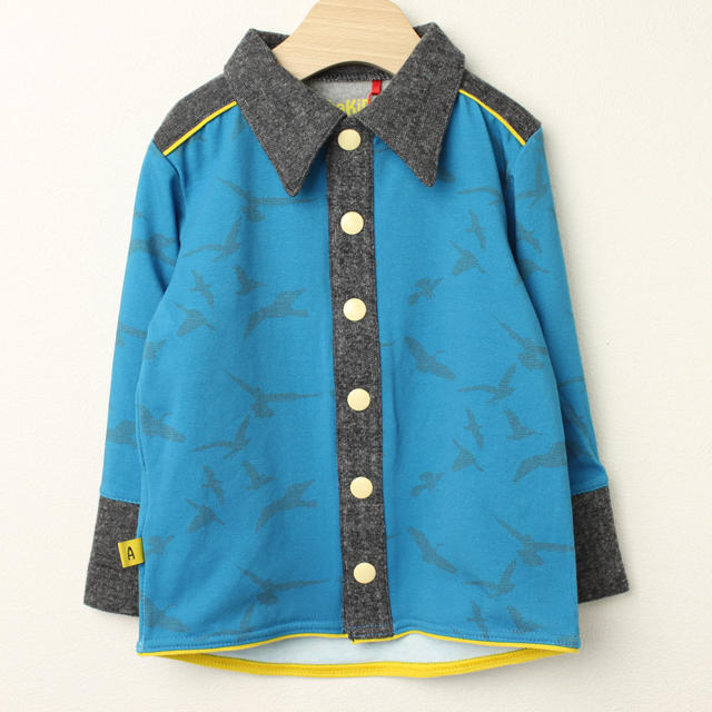 ★2025ClearanceSALE!!★【セール80%OFF】AlbaBaby(アルバベイビー） Fililon Shirts長袖シャツ ブルー 98cm 110cm