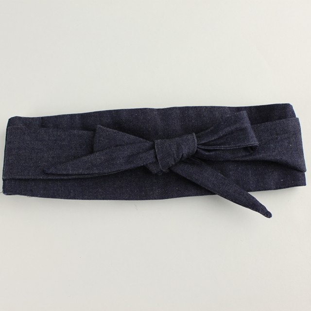 【セール80%OFF】nino（ニノ） サッシュベルト ネイビー Ｌ(115-125cm) ＬＬ(130-140cm)    【おまかせ配送で送料お得】