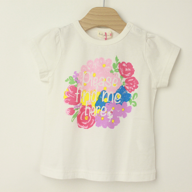 【セール50%OFF】KP(ニットプランナー）  虫よけ花柄Ｔシャツ ピンク 80 90    【おまかせ配送で送料お得】