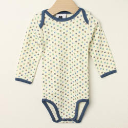 【セール80%OFF】HOLLY'S（ホリーズ）  長袖ボディ FOUR　COLOR　WHITE　白 68cm 80cm    【おまかせ配送で送料お得】