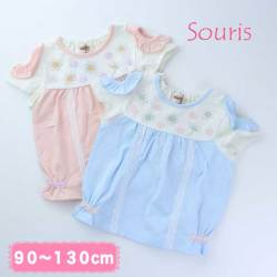 ☆SummerSale 2025☆【セール50%OFF】Souris（スーリー）【161】 ショルダーポイントTシャツ 　 90cm 100cm 110cm 【おまかせ配送で送料お得】_3