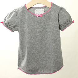 ☆SummerSale 2025☆【セール70%OFF】Le Cou Cou（ル・クク）  半袖Tシャツ グレー 110cm       ｜ル・クク lecoucou 子供服 春夏 トップス Tシャツ 半袖