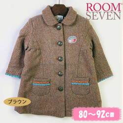 ★2025ClearanceSALE!!★【セール70%OFF】ROOM SEVEN（ルームセブン） コート　Camilla coat Q1065f 80cm 86cm      【送料無料】｜ルームセブン ROOM SEVEN 子供服 ベビー服 秋冬アウター コート ジャケット