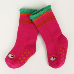 【セール60%OFF】UBANG（アヴァン） 靴下 baby talkie walkie ピンク 8cm-10cm（17－19） 10cm-12cm（20－22）    【おまかせ配送で送料お得】