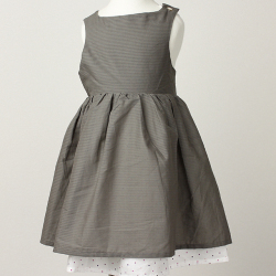 【セール80%OFF】Je suis en CP!  バッククロスワンピース　Link dress チャコールグレー 18ヶ月