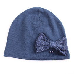 【セール60%OFF】（秋冬）American Outfitters（アメリカン・アウトフィッターズ） HAT リボン付き帽子 紺