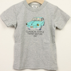 ☆SummerSale 2025☆【セール70%OFF】TAPPET（タペット） ワーゲンTシャツ グレー 100cm     【おまかせ配送で送料お得】