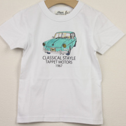 ☆SummerSale 2025☆【セール70%OFF】TAPPET（タペット） ワーゲンTシャツ オフ白 100cm     【おまかせ配送で送料お得】