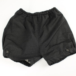 ☆SummerSale 2025☆【セール70%OFF】mimi poupons.(ミミプポン） パフボトム　リップストップＢＫ ブラック S(90cm-100cm)     【おまかせ配送で送料お得】◆