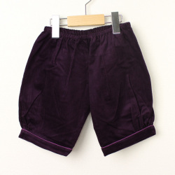【セール80%OFF】Eponime(エポニーム) ショートパンツ コーデュロイパープル 2才 4才