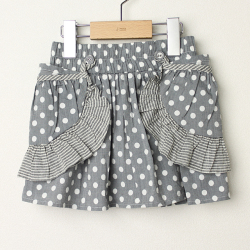 【セール80%OFF】PAPER WINGS（ペーパーウィングス） 2wayポケットスカート グレー 4才