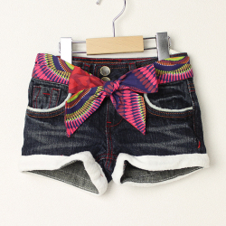 【セール70%OFF】Desigual(デシグアル) デニムショートパンツ  5才-6才