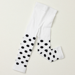 【セール60%OFF】ZAZA couture(ザザクチュール） ドッドレギンス 黒×白 M 【おまかせ配送で送料お得】