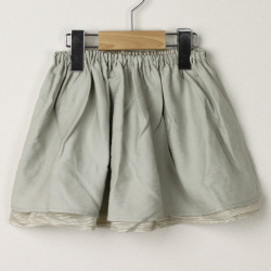 ★2025X'mas SALE!!★【セール80%OFF】helene cousin bebe(エレ-ヌクザンベベ) Valentine skirt ミニスカート グレー 2才 3才 4才