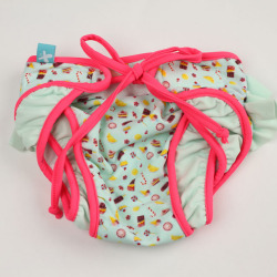 ☆SummerSale 2025☆【セール70%OFF】Elly la Fripouille（エリーラフリップイユ） UVカット　ベビー水遊び用おむつ型ブルマ　Girl Nappy Swimwear Sweets ミント 6ヶ月-12ヶ月 12ヶ月-18ヶ月    【おまかせ配送で送料お得】