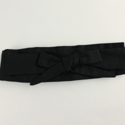 【セール80%OFF】nino（ニノ） サッシュベルト ブラック Ｌ(115-125cm) ＬＬ(130-140cm)    【おまかせ配送で送料お得】