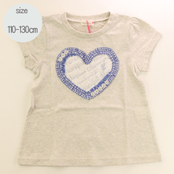 ☆SummerSale 2025☆【セール50%OFF】KP(ニットプランナー）  ハートミミちゃんTシャツ  110cm     【おまかせ配送で送料お得】_2