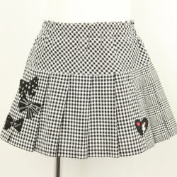 ☆SummerSale 2025☆【セール60%OFF】KP(ニットプランナー）  ギンガムチェックスカパン クロ 100ｃｍ