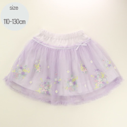 ☆SummerSale 2025☆【セール50%OFF】mezzo piano (メゾピアノ) スプリングブーケチュールスカート 110cm 120cm