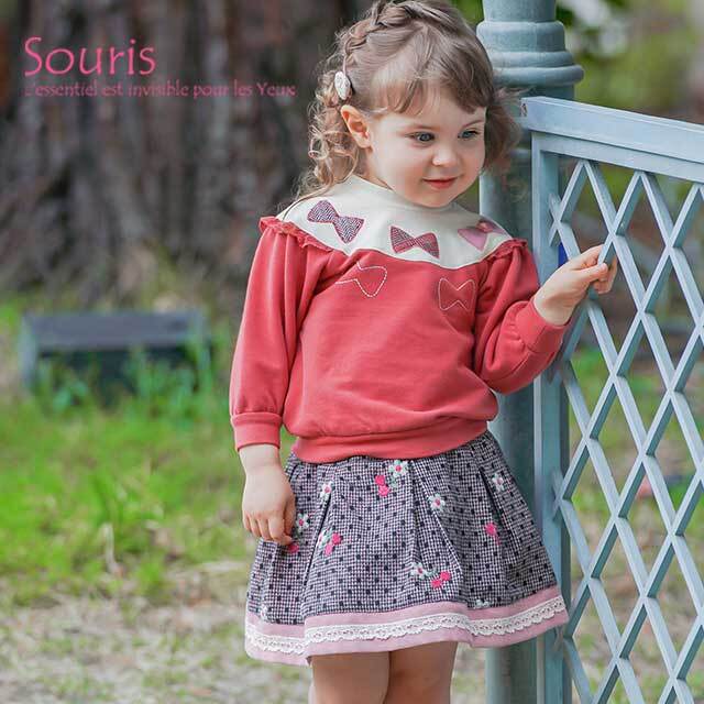 2022年秋冬新作】Souris（スーリー） 【181】リボンアップリケ  